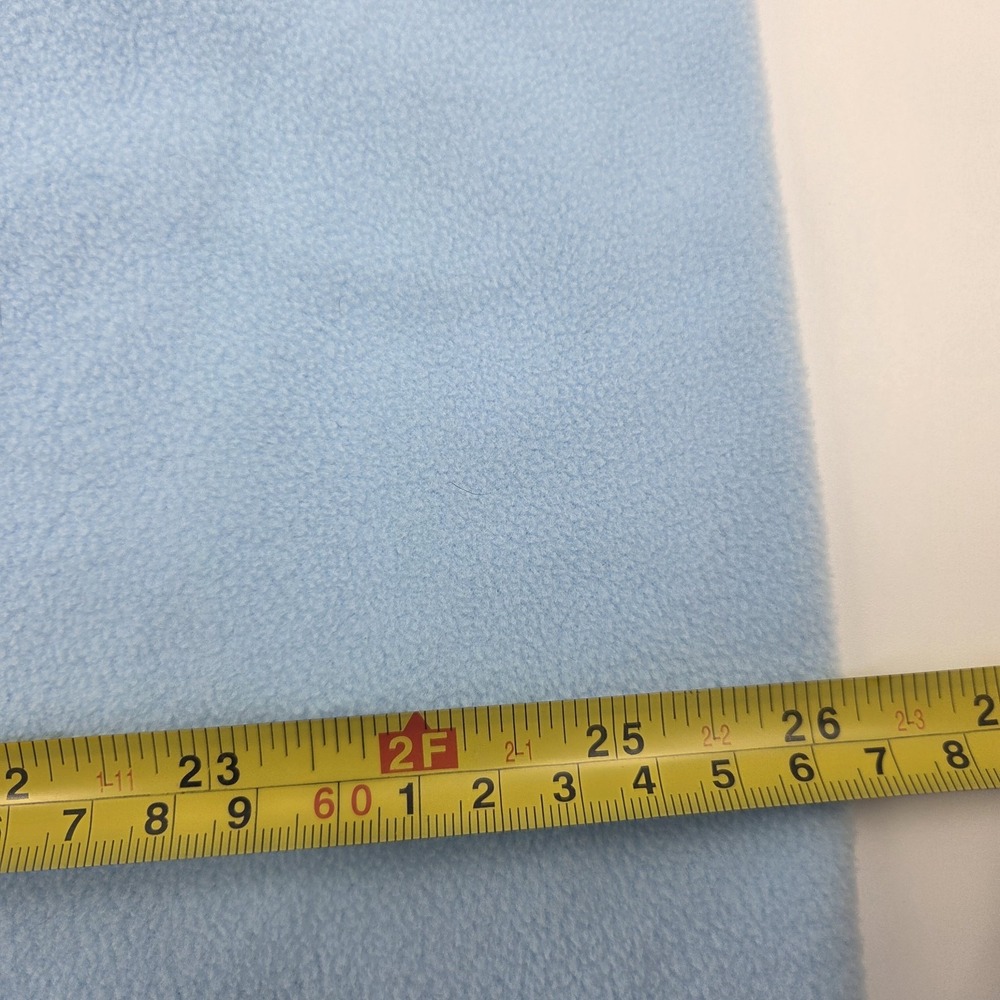 Lands' End Men's XXL 2XL Full zip Baby Blue Cotton Sweater Fleece - Picture 6 of 12